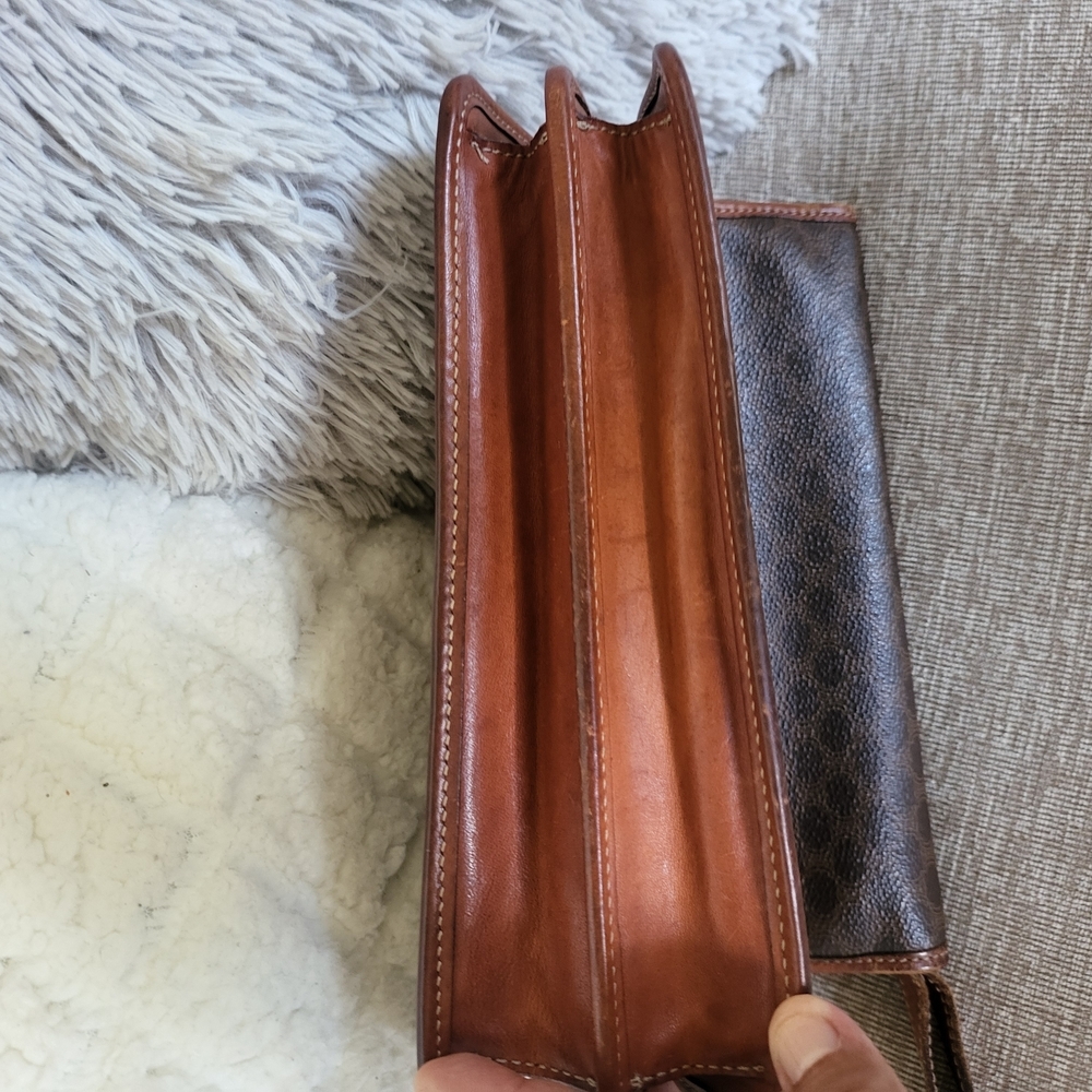 Celine Macadam Pattern Second Clutch Bag Coated C… - image 7